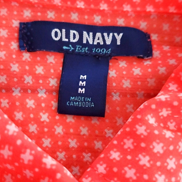 Adorable Old Navy Sheer Long Sleeve Blouse Size: M - Picture 2 of 3